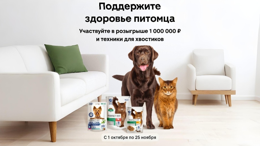 Изображение акции «PERFECT FIT™ поддержание здоровья питомца!»