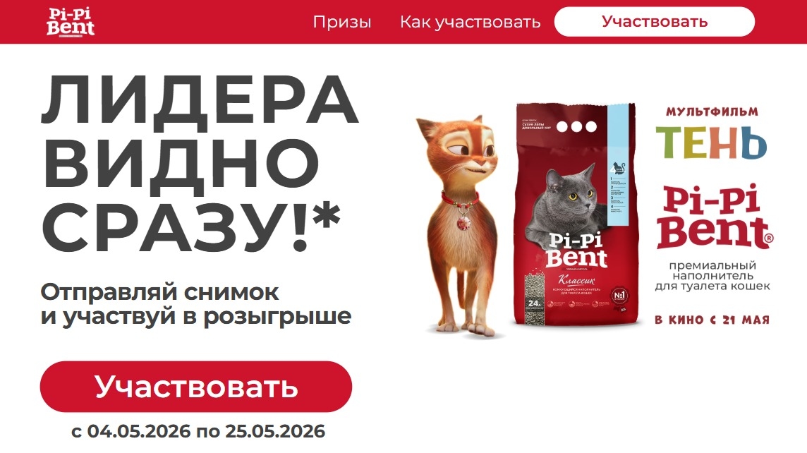 Миниатюра акции «Розыгрыш от Pi-Pi Bent»