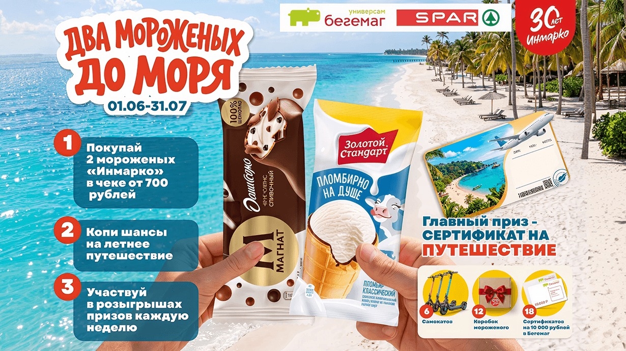 Миниатюра акции «ДВА МОРОЖЕНЫХ ДО МОРЯ»