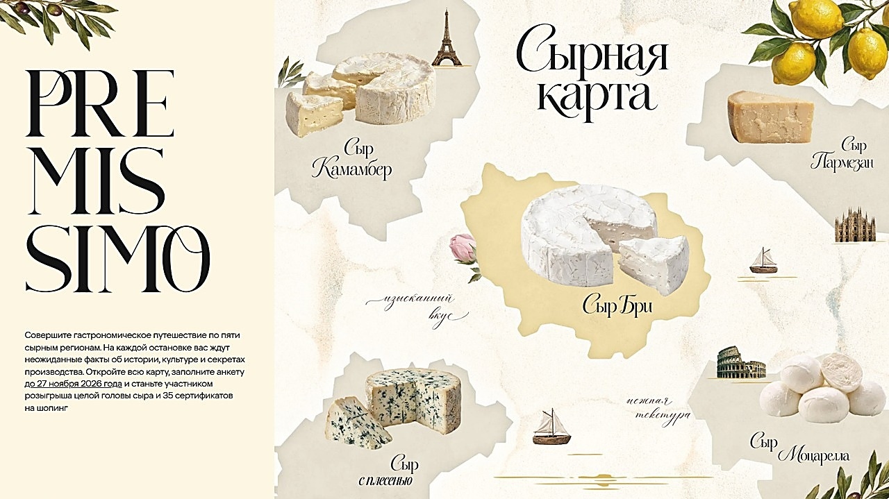 Миниатюра акции «Карта вкуса Premissimo»