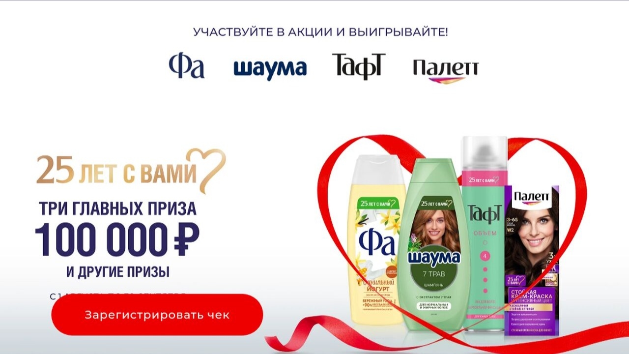Изображение акции «25 лет с Вами! :: MY BEAUTY BONUS»