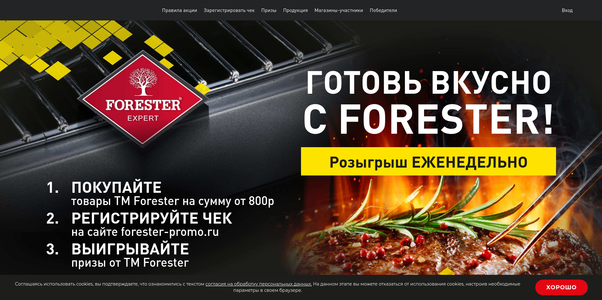 Миниатюра акции «Готовь вкусно с Forester!»