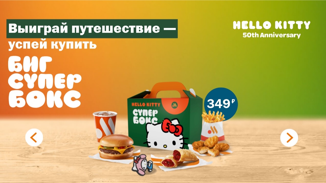 Акция :: «Супер Бокс Hello Kitty» :: 2024 Изображение акции «Супер Бокс Hello Kitty»