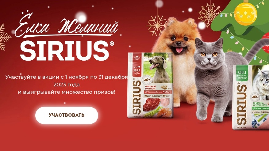 Акция :: «Елка желаний SIRIUS» :: NaN Изображение акции «Елка желаний SIRIUS»